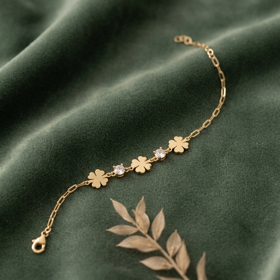 Pulsera Trébol de la Suerte