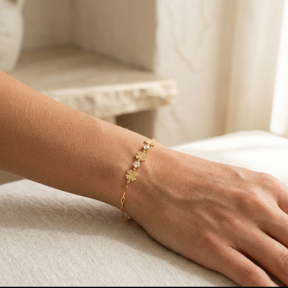 Pulsera Trébol de la Suerte