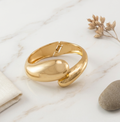 Brazalete Dorado Cruzado Nudo - Querida Lua
